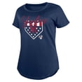 thumbnail image 2 of Women's New Era Navy New York Yankees Americana T-Shirt, 2 of 3