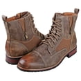 thumbnail image 6 of Ferro Aldo Andy Mens Ankle Boots | Combat | Lace Up | Fashion | Casual | Brown 6.5 M US, 6 of 6