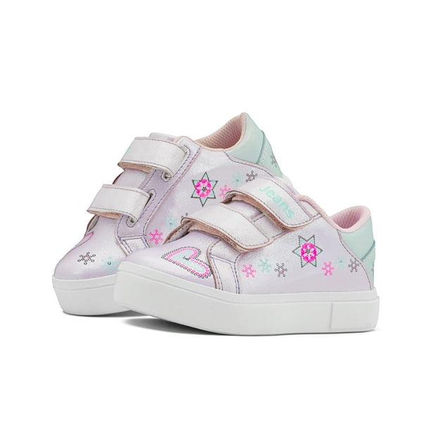 Tenis Para Niña Yuyin Casual Antiderrapante Lila Metalico lila 21