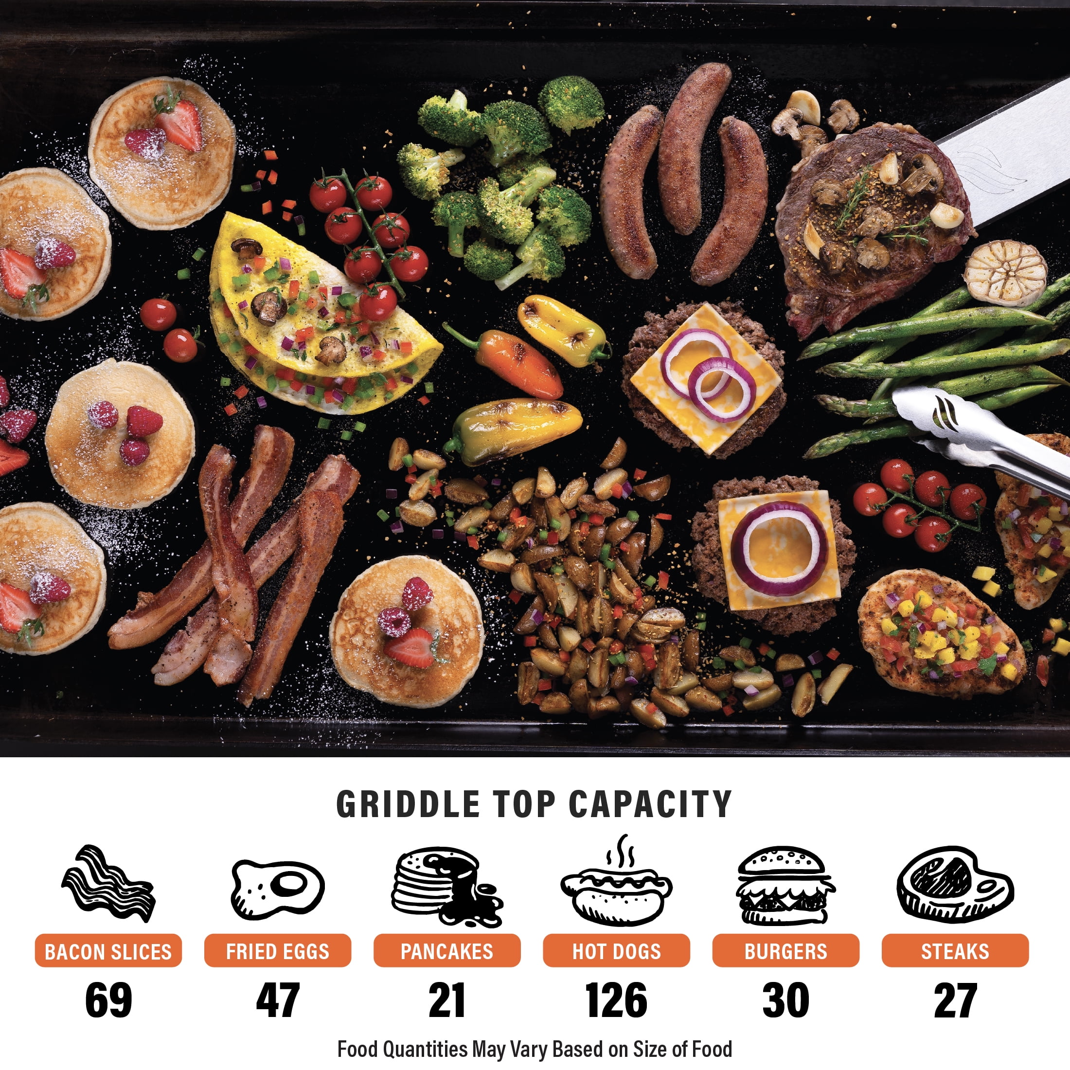 Blackstone 36" Original Omnivore Griddle with X-Braced Hood, Extendable Side Shelves and BAR System