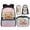 Pink Cute Capybara Print, variant on Bulopur Cartoon Capybara Print Kids Backpack Set 4 Pcs Fruit Breathable Kids School Bag with Lunch Box, Pencil Case and Water Bottle Cover for Capybara Lover Toddler Girls