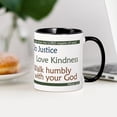 thumbnail image 4 of CafePress - Micah 6:8 Large Mugs - 11 oz Ceramic Mug - Novelty Coffee Tea Cup, 4 of 6