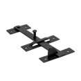 thumbnail image 4 of Renovators Supply Black Iron Norfolk Thumb Door Latches Traditional 7" H Suffolk Thumb Gate or Door Latches Black Powder Coated Two Sided Colonial Locks w/Screws Pack of 2, 4 of 10