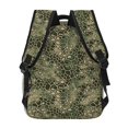thumbnail image 4 of Pofeuu Green Snake Skin Print Backpack for Men and Women - Basic Bookbag Casual Daypack Backpacks for College Work Travel-One Size, 4 of 5