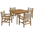 thumbnail image 6 of Vienna 5-Piece Dining Set with Armchairs in Natural Natural, 6 of 10
