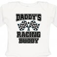 thumbnail image 4 of Inktastic Daddys Racing Buddy Car Flags Boys or Girls Long Sleeve Baby Bodysuit, 4 of 5
