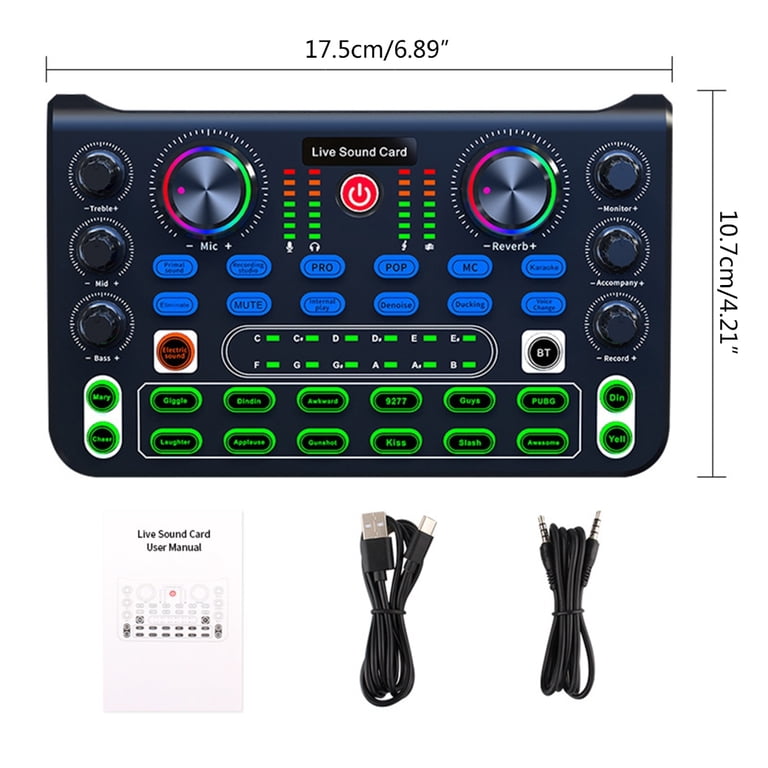 vape mit soundboard Live Sound Board for Phone PC Computer DJ-Music Studio Audio Mixer for  K-Songs