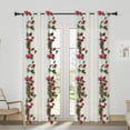 thumbnail image 4 of HengDidi Long Artificial Peony Flower Garland for Home Decor, Silk Hanging Vines with Lifelike Blooms for Wall Party, Indoor Outdoor Wedding Decoration Garland, 4 of 7
