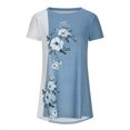 thumbnail image 2 of Birdeem T-Shirt d'Été Décontracté Confortable Imprimé Aguichant Col Rond Manches Courtes pour Femmes, 2 of 6