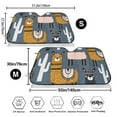 thumbnail image 3 of Balery Llama And Cactus Windshield Sun Shade, Car Front Window Sunshade Cover ,Automotive Interior Portected Blocks Uv Rays For Car Pickup Truck Suv Accessories- Small, 3 of 7