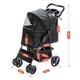 thumbnail image 1 of Foldable Pet Stroller Portable Dog Cat Trolley Breathable Carrier for Dog Kitten Travel Walking Outdoor Cat Dog Accessories ShopWise Round, 1 of 10