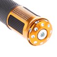 thumbnail image 2 of 2x 7/8" CNC Manillar Izquierdo Derecho Manubrio Apretones de Mano Extremo de Barra Accesorio para Motocicleta Oro Sunnimix Empuñaduras, 2 of 5