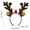B, variant on BingTong Plush Christmas Headband, Brown Reindeer Antlers, Christmas Headbands For Christmas Party Supplies and Holiday Parties A