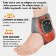 thumbnail image 2 of Masajeador De Pies,inalámbrico Con Calor Tobillera Térmica Xtellar gris, 2 of 3