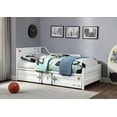 thumbnail image 1 of ACME Cargo Daybed & Trundle (Twin Size) in White, 1 of 6