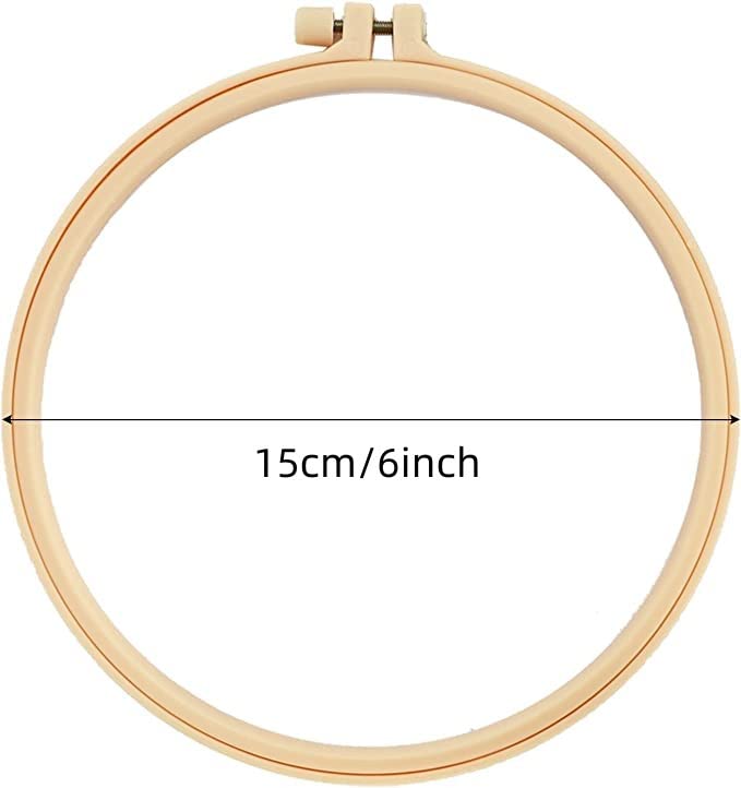 2 Pack Easy Smaller Size DIY Craft Punch Needle Embroidery Kits Rug for Hooking Beginner Kits with Stamped Color Pattern with Embroidery Pen,15cm Plastic Hoop (Mushroom,Panda)