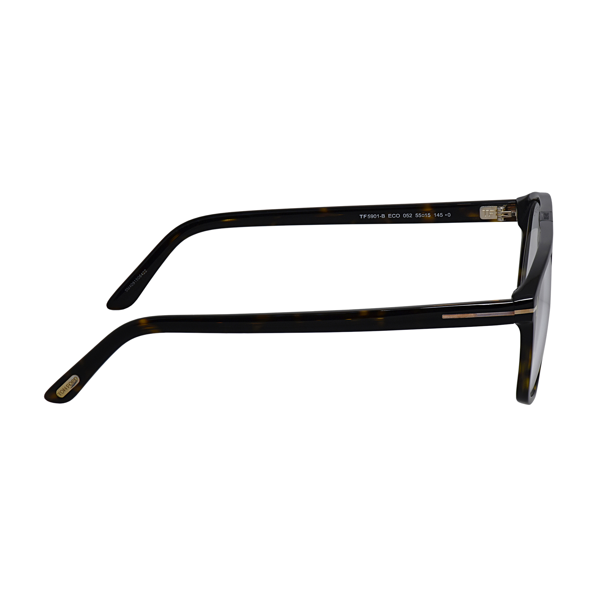 Tom Ford FT 5901 Plastic Mens Aviator Eyeglasses Dark Havana  display picture 2