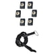 thumbnail image 1 of 6 Unids Tuerca de Montaje de Riel de Tornillo M6 para Canoa Marine Accesorio de Bricolaje Negro, 1 of 9