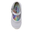 thumbnail image 6 of Josmo Toddler Girls Buckle Strap Low Heel Dress Shoes, White Glitter, 9, 6 of 6