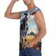 thumbnail image 3 of Balery Colorful Cow Pasture Camisetas sin mangas para hombre, absorbe la humedad y protege contra el mal olor.-XX-Large, 3 of 7