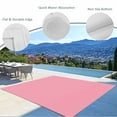 thumbnail image 4 of Fsddascl Pink Outdoor Rug for Patio/Deck/Porch, Non-Slip Large Area Rug 4 x 6 Ft, Pure Pink Indoor Outdoor Rugs Washable Area Rugs, Reversible Camping Rug Carpet Runner, 4 of 5