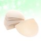 thumbnail image 3 of 6 pares de almohadillas extraíbles para sujetador, almohadillas triangulares de esponja para ropa interior deportiva y trajes de baño (beige), 3 of 5