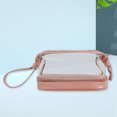 thumbnail image 1 of Bolsa de cosméticos de doble capa bolsa organizadora de artículos de tocador impermeable de PU para viajes femeninos, 1 of 7