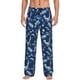 thumbnail image 1 of Fotbe Blue Bus Pantalones de Pijama para Hombre, Pantalones de Dormir, Pantalones de Casa con Cintura Ajustable y Bolsillos-X-Large, 1 of 6