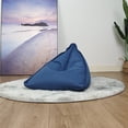 thumbnail image 2 of Diconna Lazy Sofa Cover with Bright Color Linen Fabric Unfilled Bean Bag, 2 of 8
