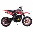 thumbnail image 5 of Sioweci 49cc Kids Dirt Bike, 4-Stroke Gas Powered Mini Motorcycle Up to 22MPH, Off-Road Dirt Bike for Kids 8-14 with Front Rear Disc Brakes, Double Shock Absorption, 5 of 11