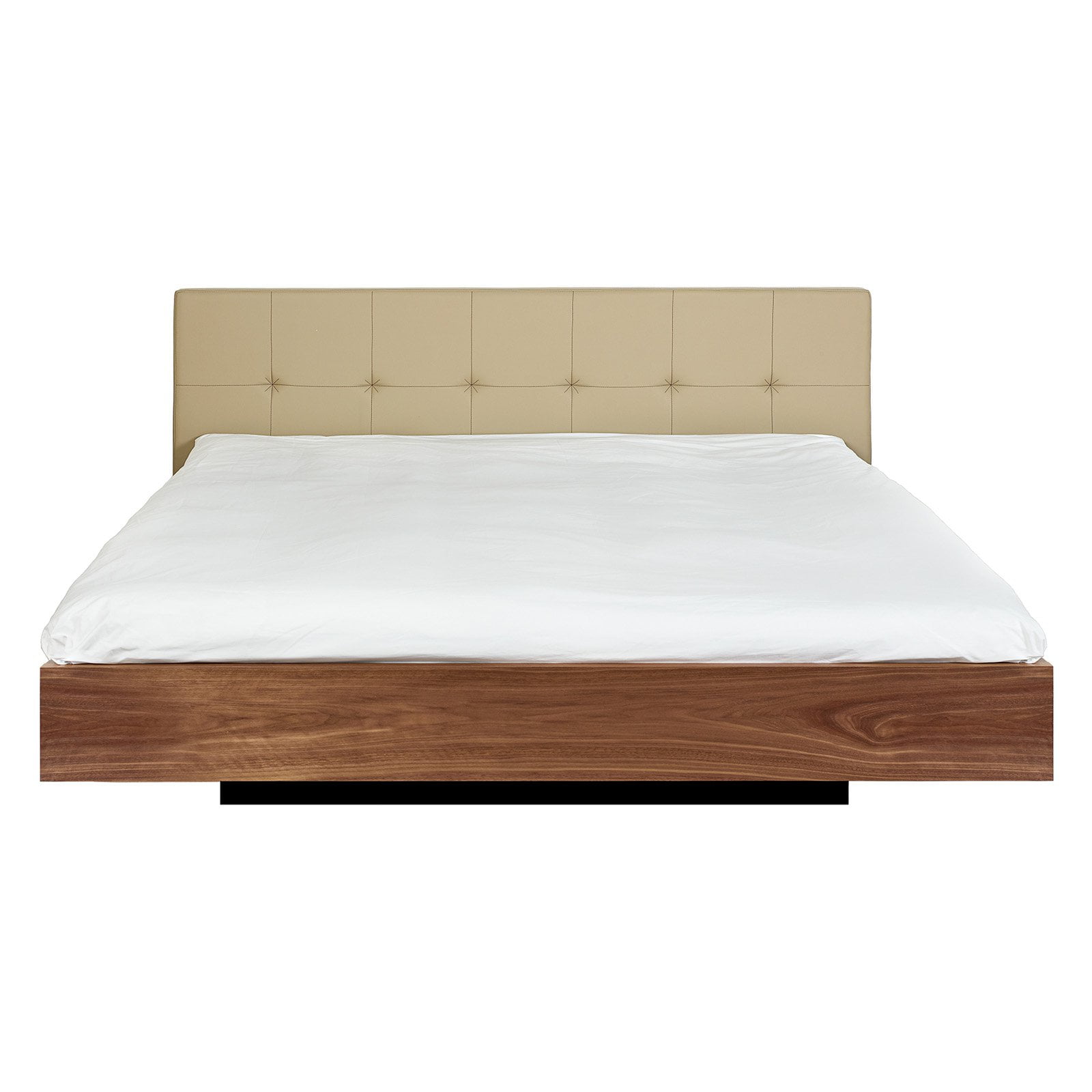 Tema Home Float Bed with Upholstered Headboard