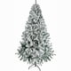 thumbnail image 1 of Arbol de Navidad Verde Nevado 1.6m Pino Navideño con Escarcha de Nieve, 1 of 11