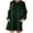 Green, variant on Lindreshi Fall Dresses for Women 2025 Homecoming Dresses Women Casual Solid Loose Knitted Medium Waist Sweater Dress Long Sleeve Round-Neck Dress