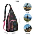 thumbnail image 2 of Fashion Forward Sling Backpack - Runway Inspired Abstract Print Shoulder Bag, Anti-Theft for Urban Life, 2 of 4