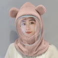 thumbnail image 3 of Ensemble Bonnet et Foulard Tricotés pour Femmes, Épais et Résistant au Froid, Mode Hiver, 3 of 3