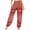 Red, variant on Women Harem Yoga Pants with Pockets Wide Elastic Waist Thai Elephant Print Wide-Leg Trousers Vacation Work Bloomers