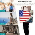 thumbnail image 4 of Yiaed American Astronaut Runs Forward Print Handbag for Women Tote Purse Shoulder Bag Large Fashion Hobo Purse Handbag Shopping Tote, 4 of 5