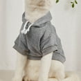 thumbnail image 5 of AYYUFE Fashionable Pet Sweatshirt Solid Color Keep Warmth Soft Texture Fashion Pet Hoodie Costume for Autumn, 5 of 8