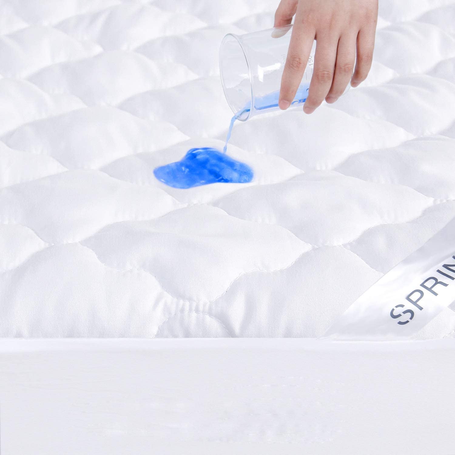 Springspirit Mattress Protector Waterproof Twin Size Breathable Springspirit Mattress Protector Waterproof Twin Size Breathable