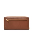 thumbnail image 3 of Billetera Fossil Logan de Cuero con Bloqueo RFID para Mujer en Marrón, 3 of 7