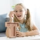 thumbnail image 5 of Piggy-Bank for Kids Boys Girls Large Piggy Banks 26 English Alphabet Letter,Personalized Wooden,Transparent Money Saving Box (1 Pc), 5 of 9
