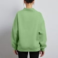 thumbnail image 4 of Mohiass Mock Neck Sweatshirt For Women | Oversized Turtleneck Sweater, Long Sleeve Fleece Pullover Tops, Fall Fashion Clothes Green L, 4 of 5