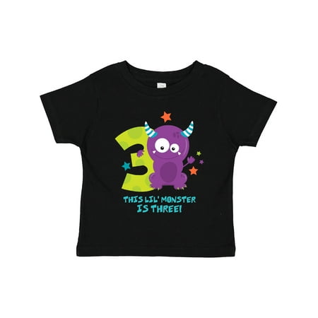 

Inktastic Monster 3rd Birthday Gift Toddler Boy or Toddler Girl T-Shirt