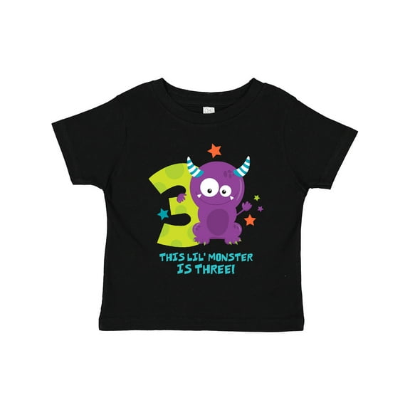 Inktastic Monster 3rd Birthday Boys or Girls Toddler T-Shirt