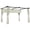 Cream White, variant on Outsunny 10' x 13' Outdoo Pergola with Retractable Canopy and Curtains