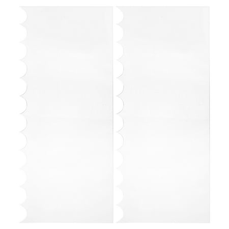 

Baking Scrapers Kitchen Scrapers Home Baking Scrapers Cake Cutters Kitchen Gadgets2Pcs Baking Cake Scrapers Professional Cake Kitchen Scrapers (Transparent)