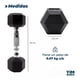 thumbnail image 4 of Kit o par de Mancuernas Hexagonales de Acero con Forro de Caucho 20 LBS, 2 Mancuernas 20 Lb 9.07 Kg C/u Kit Set Pesas Hexagonales Deportes, Ejercicio en casa, Gym en Casa, 4 of 9