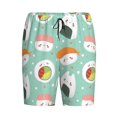 thumbnail image 6 of Daiia Kawaii Sushi Mens Woven Stretch Pajama Short,Short Pajama Pants-Large, 6 of 7