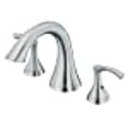 thumbnail image 3 of Danze D300922BNT Antioch Two Handle Roman Tub Trim Kit, Brushed Nickel, Valve Not Included, 3 of 4