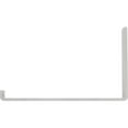 thumbnail image 4 of Ekena Millwork 2"W x 12"D x 7"H Steel Hanging Shelf Bracket, Hammered White, 4 of 10
